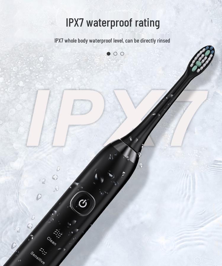 Cross-Border S100 Electric Toothbrush with 8 Heads, 5 Modes, Portable Case & Induction Charging