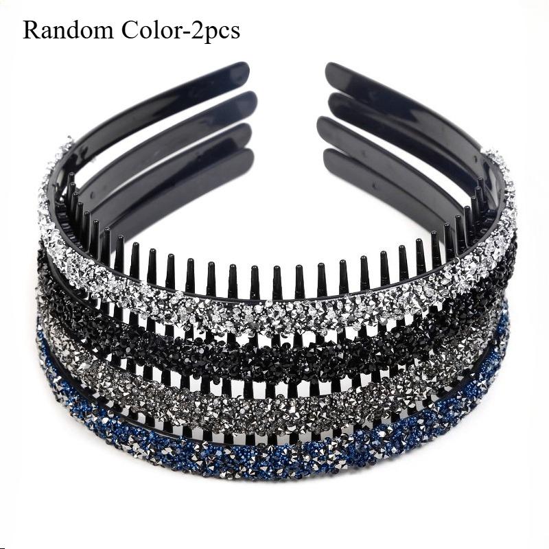 

1 шт. Нескользящие обручи для волос со стразами, ленты, женские эластичные повязки на голову с зубцами для женщин, блестящие роскошные обручи для волос, аксессуары-безель