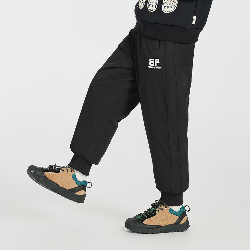 Boys Winter Fleece-Lined Water-Repellent Ski Jogger Pants 120