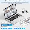 LS VISION 8MP 4K Wireless Wifi Camera Dual Lens Ai Human Detect Auto Tracking Outdoor Security Camera Color Night Vision Video Camera 4MP