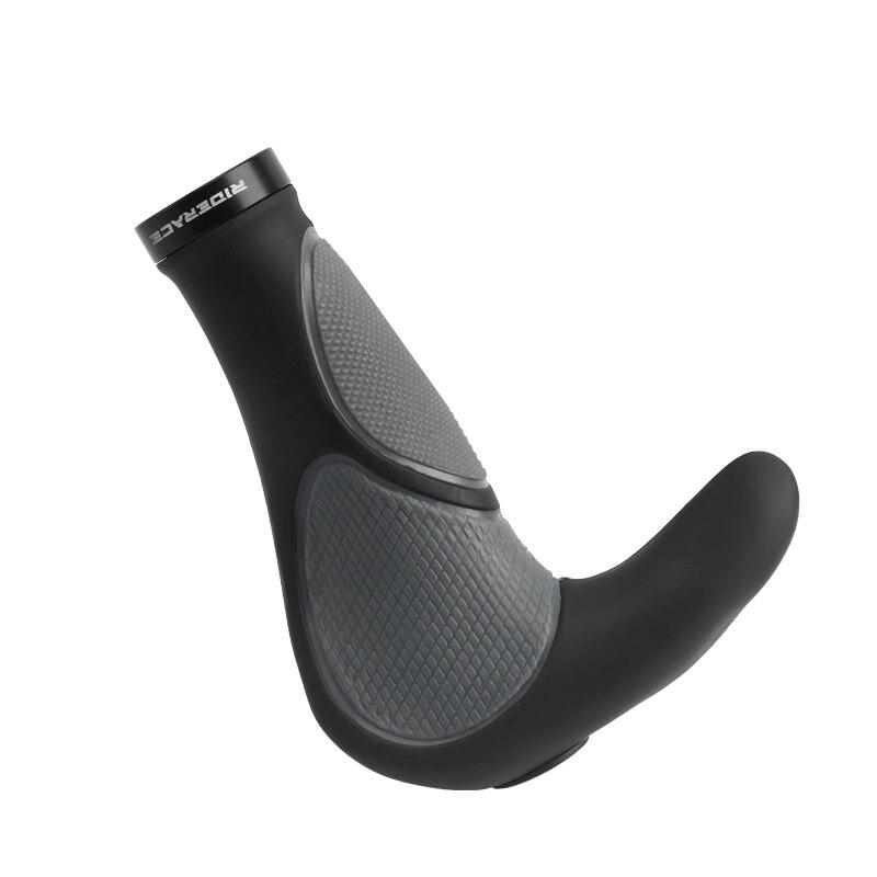 Bicycle Grips TPR Rubber Integrated Alluminium Alloy Single Locking Bike Handlebar Cover Anti-Skid Shock Absorption Cycling Grip