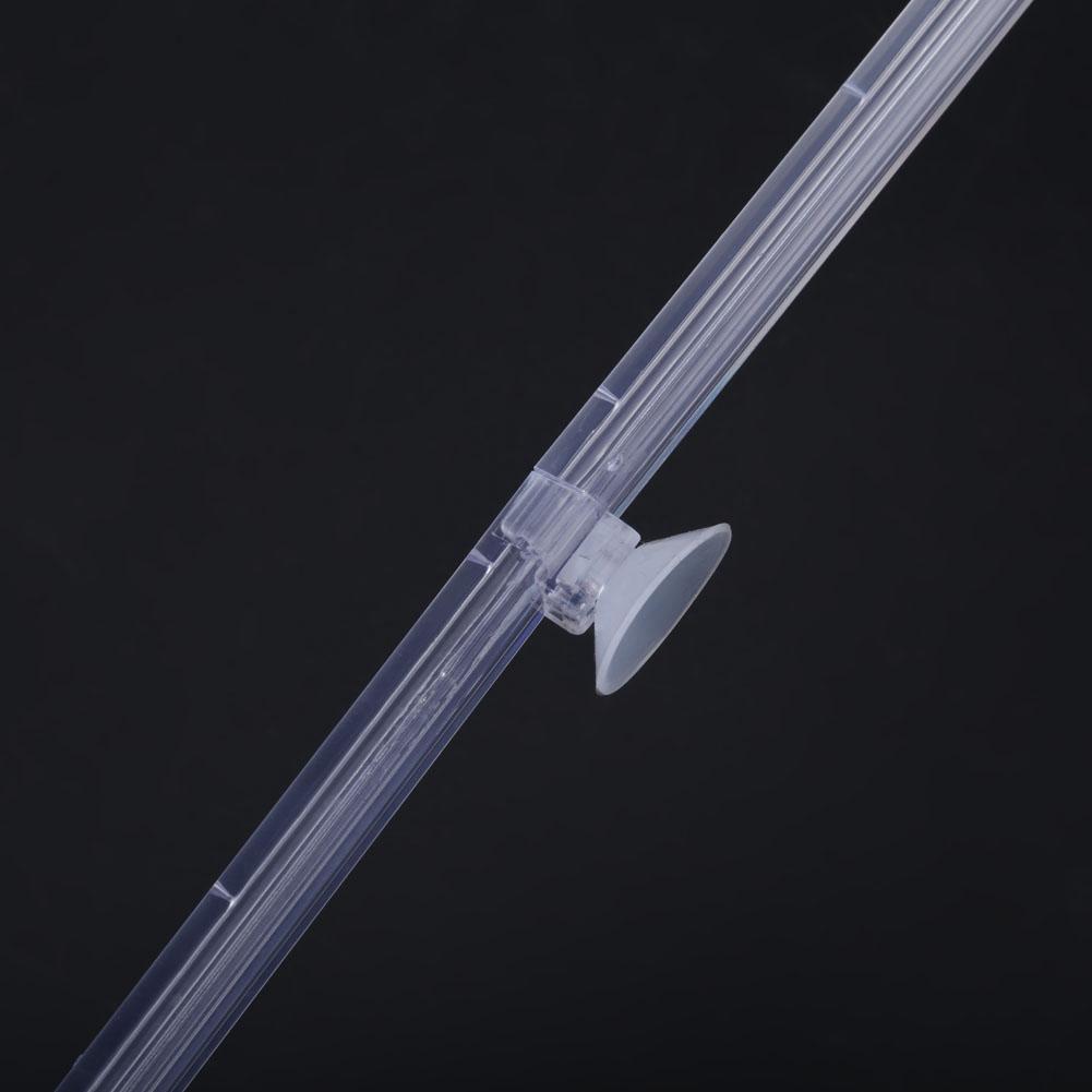Aquarium Fish Vent Bubble Release Bar Diffuser Plastic Made Transparent Color