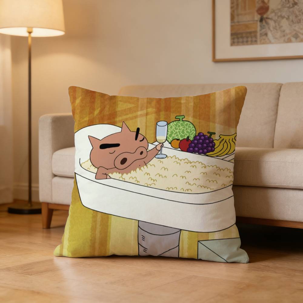 B-Buriburi Zaemon Pillow Case Pattern Printed Pillowcase For Living Room Sofa Cushion Cover