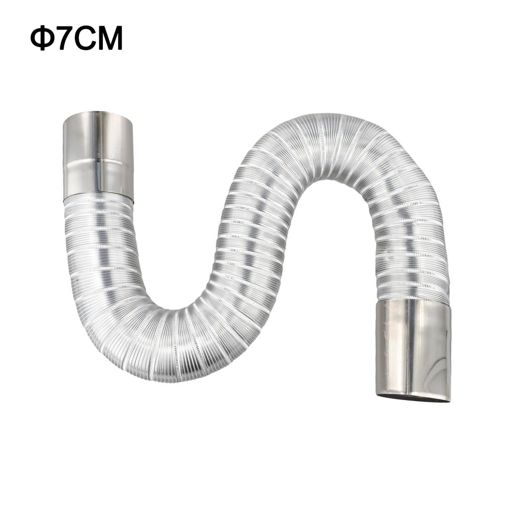 Efficient Exhaust Pipe for Gas Water Heater Adjustable Length from 0 65 to 1 5 Meters with Robust Construction