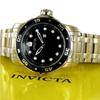 Pro Diver Big 200m Water Stainless Invicta [Invicta] Men's Watch, Case, Resistant, Black/Gold Steel, IN-47005