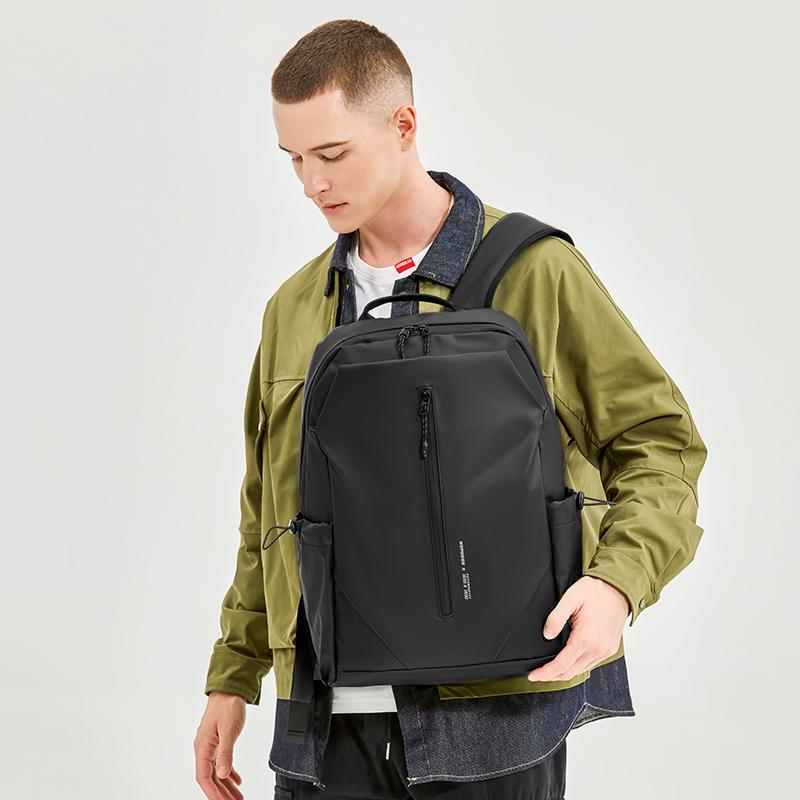 Sleek Black Waterproof Backpack for Men Stylish & Functional Laptop Backpack for Daily Use & Travel