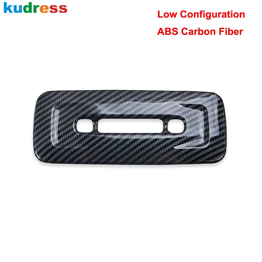 

For Toyota Camry 70 2018 Carbon Fiber Car Front Rear Roof Reading Light Lamp Cover Trim Inteiror Molding Accessories Low profile (rear)2