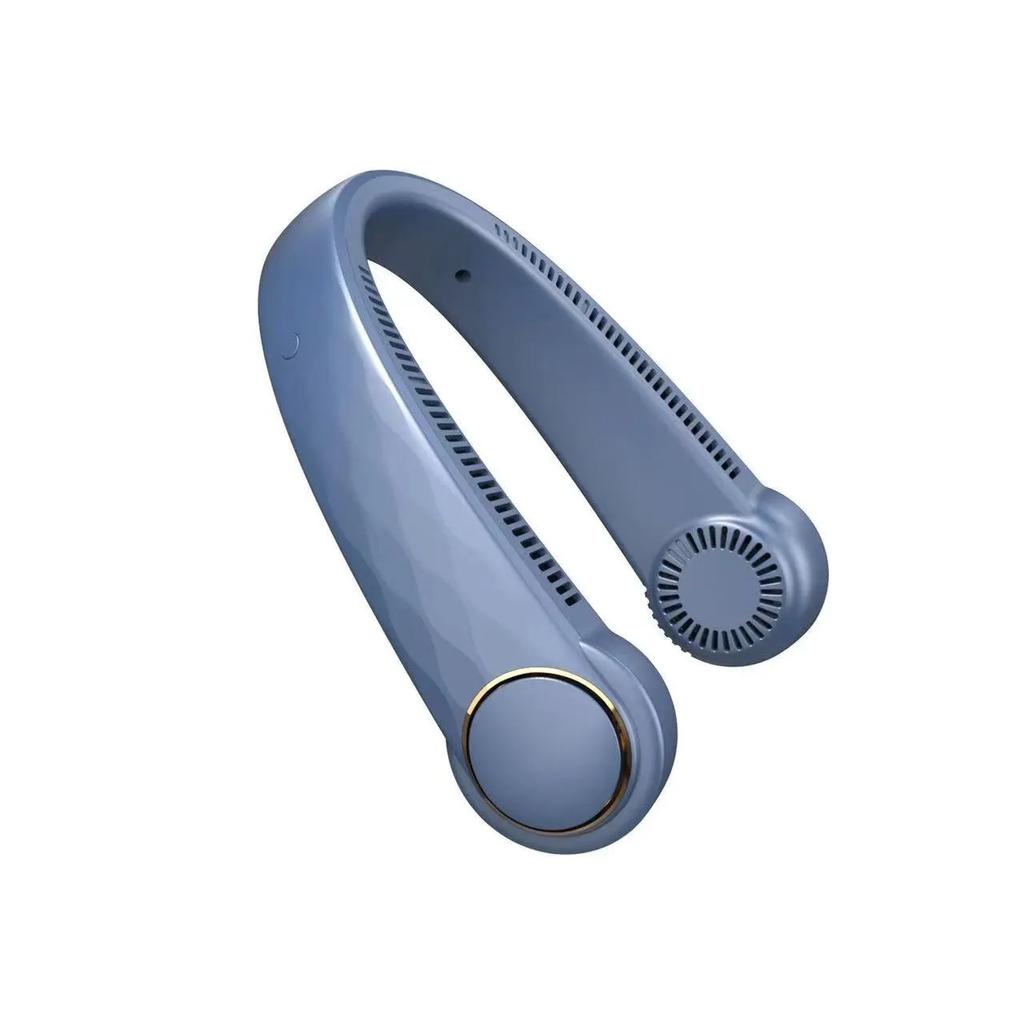 2000mAh Přenosný Venkovní Malý Ventilátor USB Nabíjení Bezlopatkový Závěsný Krční Ventilátor 3 Rychlosti Nastavitelný Bezdrátový Bezlopatkový Krční Ventilátor