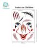 European & American Style Halloween Horror Face Tattoo Stickers for Masquerade Parties