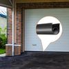 Guarnizioni per Porta da Garage Gomma Inferiore, Combinazione Forma a U + Anello O Guarnizione Meteo Inferiore per Porta da Garage, Guarnizione per Porta da Garage Impermeabile 10 piedi, Estremità a T da 5/16 pollici