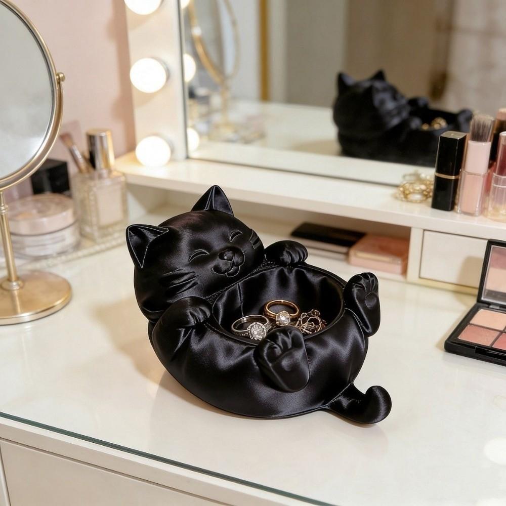 Decorative Lucky Cat Storage Box Cute Jewelry Storage Box Home Decoration