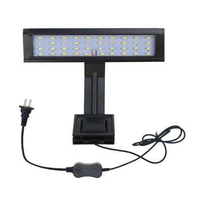 Practical 7W Fish Tank Clip Light Splash-proof Energy Saving Plant Growth Light Ultra-thin LED Aquarium Light Office