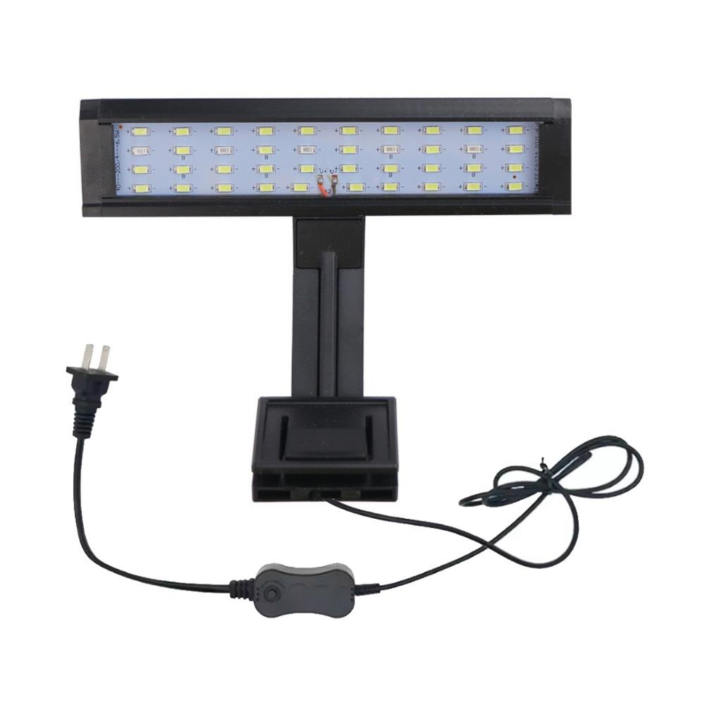 Splash-proof LED Aquarium Light 7W Plant Growth Light Practical Fish Tank Clip Light Aquarium