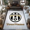 Juventus Customize Your Name Floor Mat Design for Living Rooms Hallway Entryway Bedrooms Anti-slip Rug Decorate Offices Best for Christmas