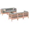 VidaXL Garden Lounge Set 7 Pcs and Cushions Solid Douglas Fir Wood 3299306