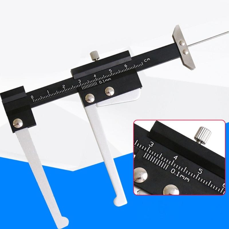 Portable Disc Brake Micrometer 0-60mm Brake Disc Depth Measuring Caliper For On Site Maintenance And Repair