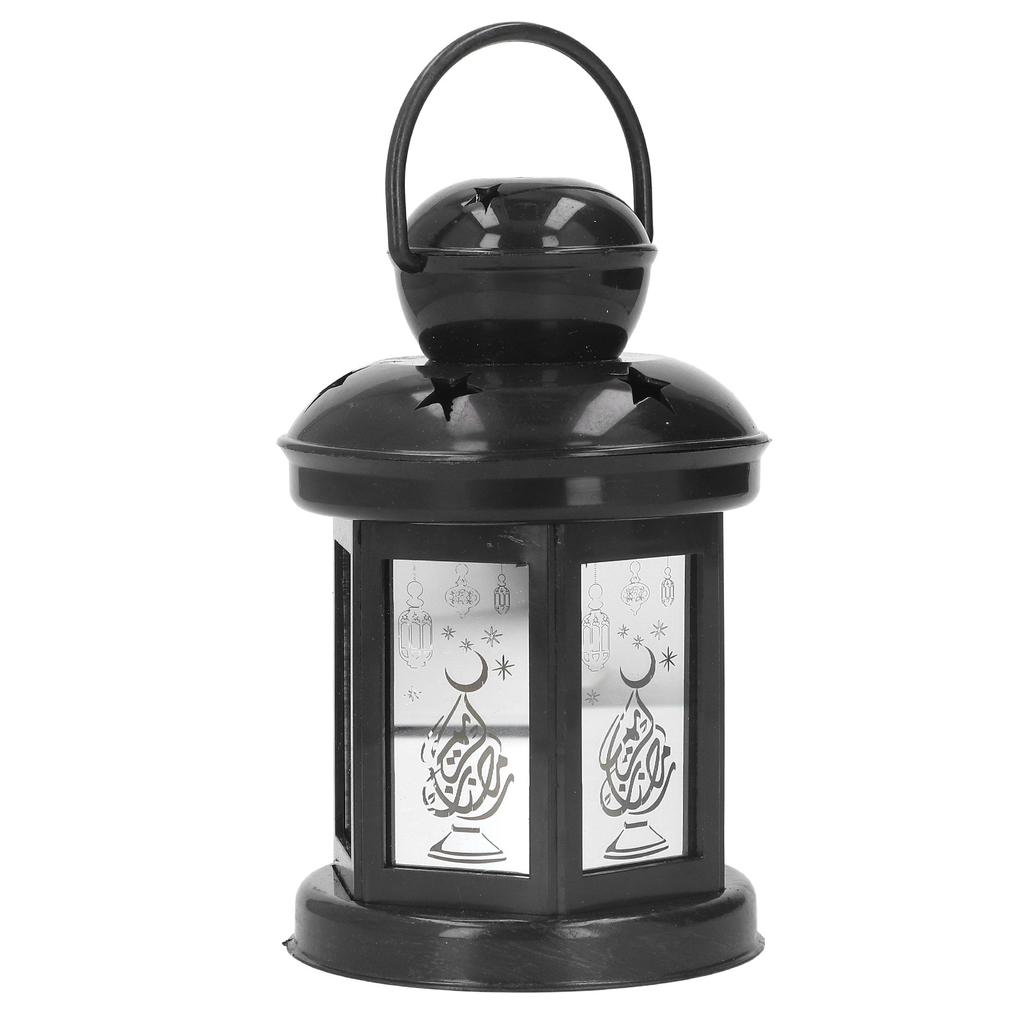 LED Lantern Lamp Cute Vintage Battery Powered ABS Decorative Camping Lantern for Party Bar Cafe