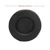 2PCS Black Noise Isolation Ear Cushions Leather Ear Covers Replacement Ear Pads  Audio Accessories