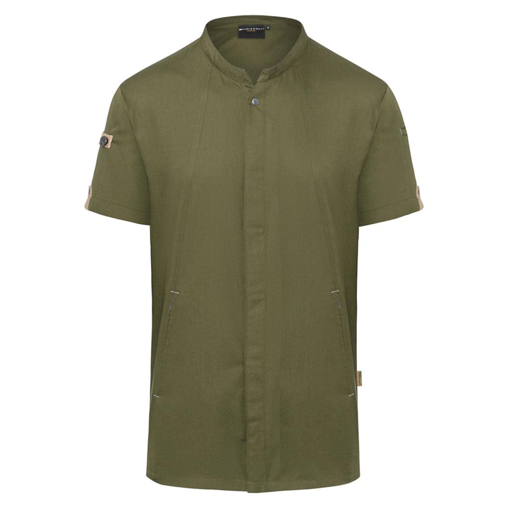 Mens Green-Generation Short-Sleeved Chef Jacket