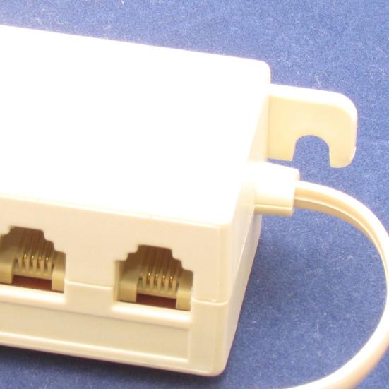 5 Ways 4C RJ11 Telephone Socket Modular Jack Line Splitter Adapter Connector