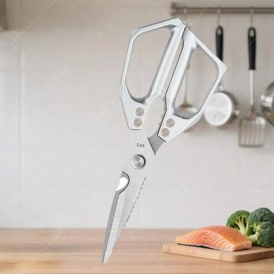 Kitchen Scissors Professional Chicken Bone Meat Fish Turkey Vegetables Scissors Stainless Steel Heavy Duty Shears Cutter