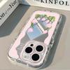 Tulip Flowers Pattern Phone Case For iPhone 17 11 Pro Max 16 14 13 Pro 12 15 XR XS X 7 8 Plus 16e SE2 Make Up Mirror Soft Cover