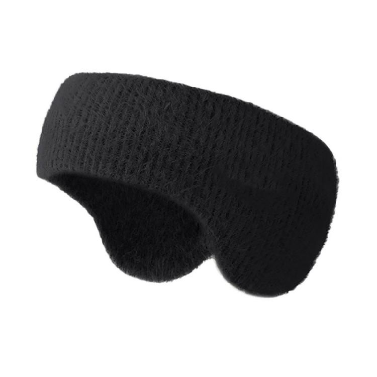 Fashionable Headband Plush Ear Muffs for Halloween Party Keep Warm Outdoor