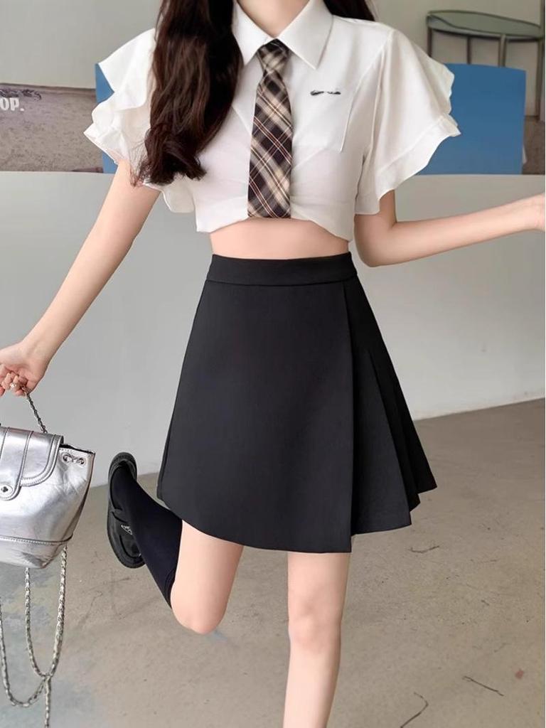 Slimming A-Line Korean Spring Dress - Trendy 2025 Style for Women and Students