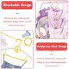 Ultra-Thin Non-Slip Laundry Infant Pant Hangers for Newborn Clothes -Adjustable Children Coat Hanger for Girl Boy Toddler Kids
