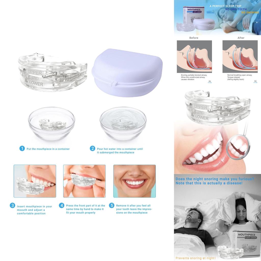 Premium Adjustable Night Guard For Teeth Grinding Adult Dental Brace Anti-microbial Gum Care