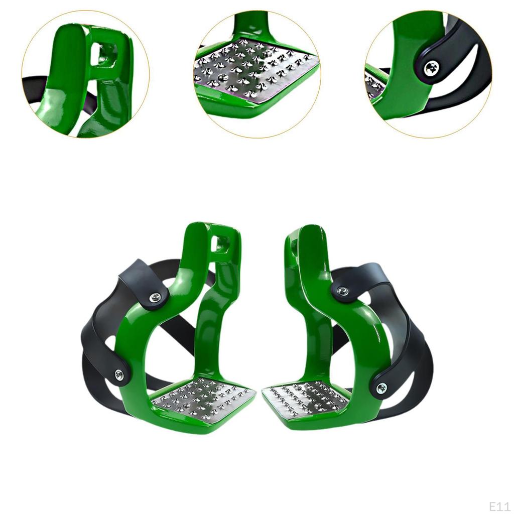 2 Pieces Horse Riding Stirrups Equestrian Equipment Accessories Replacement Outdoor Sports Repairing