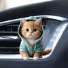 Cute Kitten Clips de aerisire pentru mașină Difuzor reîncărcat pentru mașină