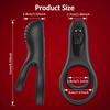 APP Control Vibrating Cock Ring for Men Clitoris Stimulation Ejaculation Delay Penis Ring Adult Supplies Sex Toy for Couples