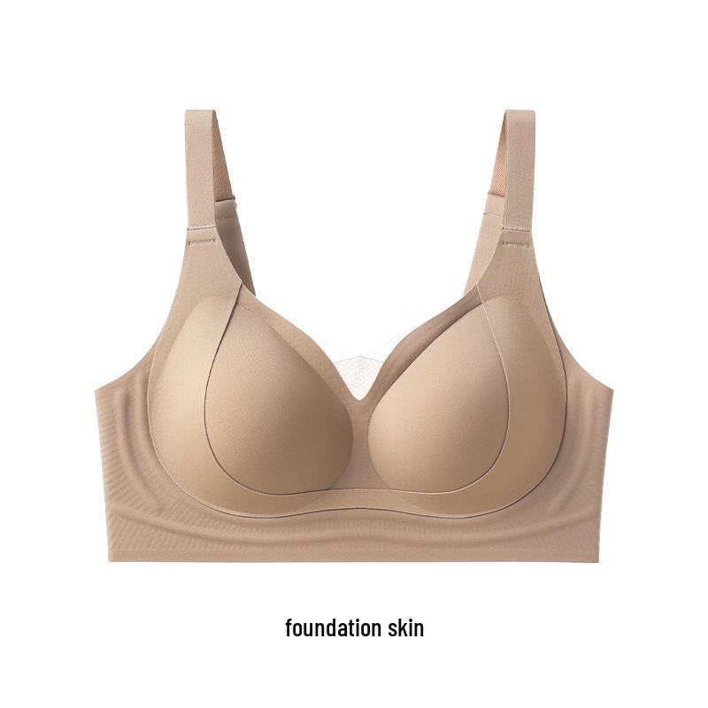 Seamless Latex Sports Bra: Supportive for All Sizes, Anti-Sagging, Perfect for Sleep & Everyday Wear