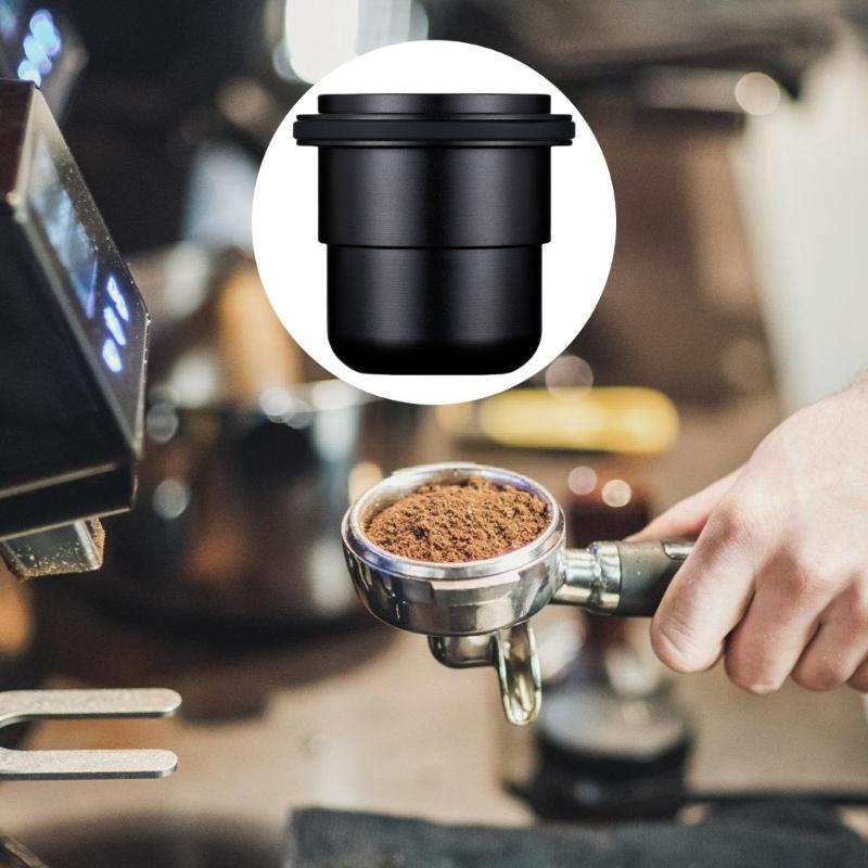 Espresso Powder Cup Dosing Accessory Coffee Dosing Bowl Dosing Tool Plastic Texture Present for Espresso Enthusiasts