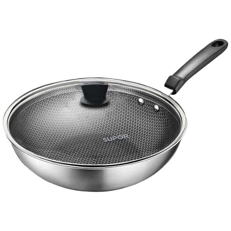 

SUPOR X-Shield Honeycomb 304 Stainless Steel Wok