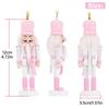12CM Nutcracker Puppet Soldier Christmas Decoration New Year Gift Friends Home Table Office Decoration Child Doll Toys Pendant