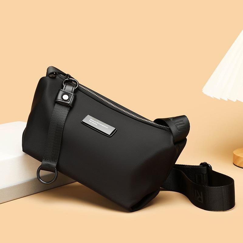 Oxford Cloth Shoulder Bag for Women Luxury Designer Brand Genuine Leather Travel Handbag Hobo Bag City Handbag Black Wallet