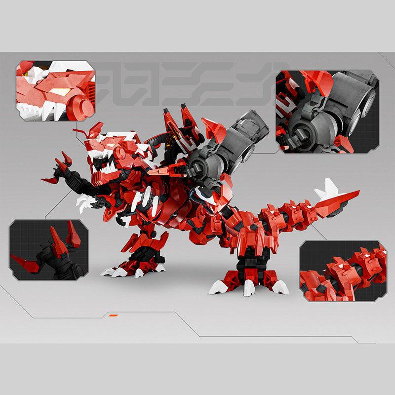 Xiwan She Lj002 Feathered King Dragon Mecha Assembly Model Collect Ornaments Surprise Gifts Action Figures Posable Toy