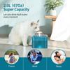 2L Pet Water Fountain Automatic Drinking Bowl with Light Filtring Water Drinker Smart Water Feeder Drinking Dispenser Drinker