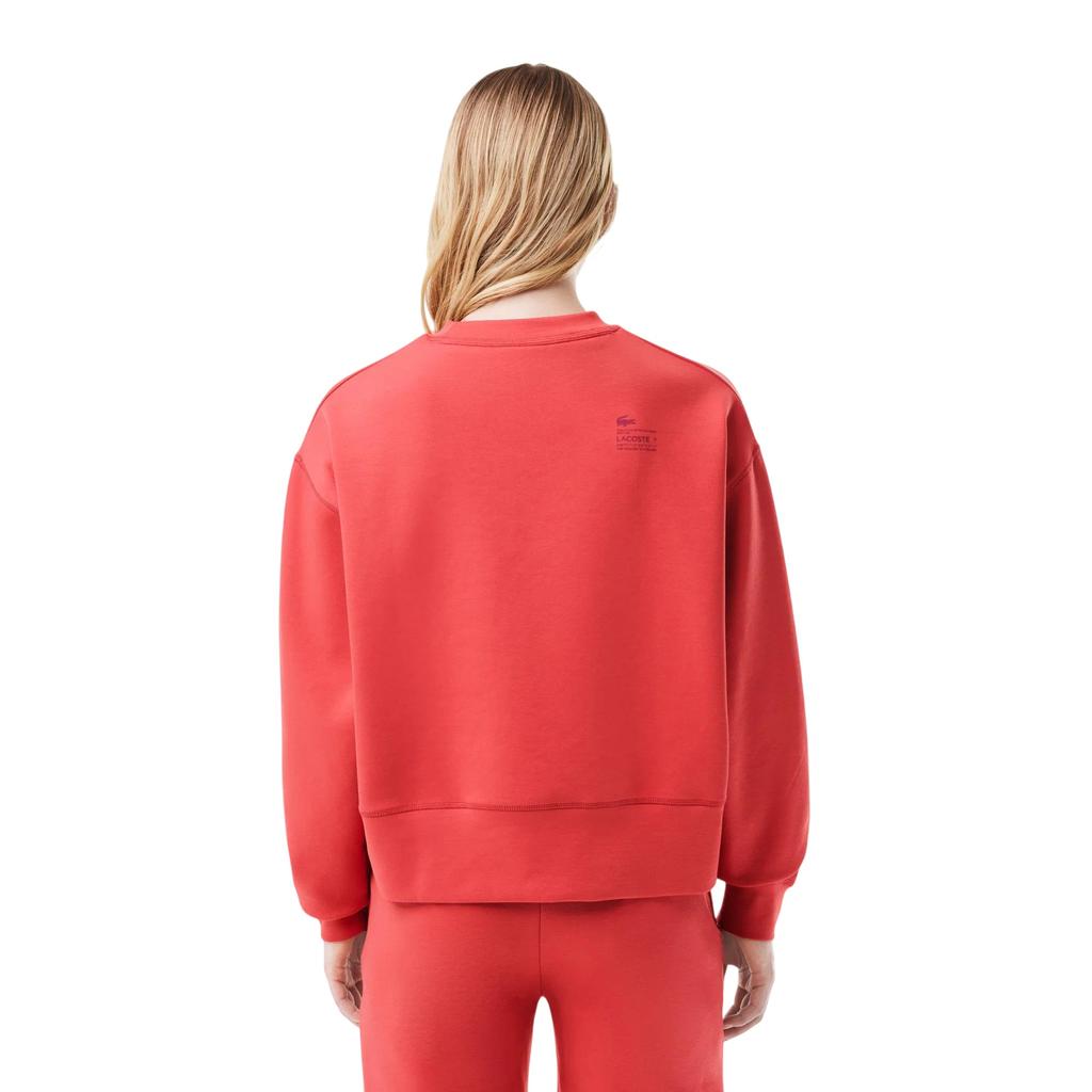 Lacoste Womens/Ladies Embroidered Logo Cotton Blend Oversized Sweatshirt