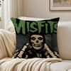 Band Punk T-The M-Misfits Cushion Cover Pillowcase Anti-Dustmite Living Room Sofa Decor Cushion Room