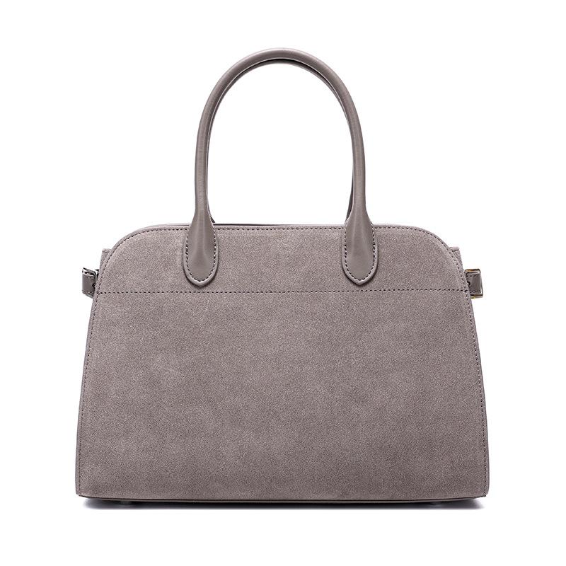 Cowhide Hand-held Crossbody Bag, Genuine Leather High-end Large-capacity Tote Bag