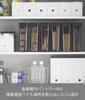 Yamazaki Slim Storage Case with X X Barley Tea Airtight Storage 10392 Gasket, 2.3L, Black, W18.5 D8.6 H25cm, Tower, Bag, Container,