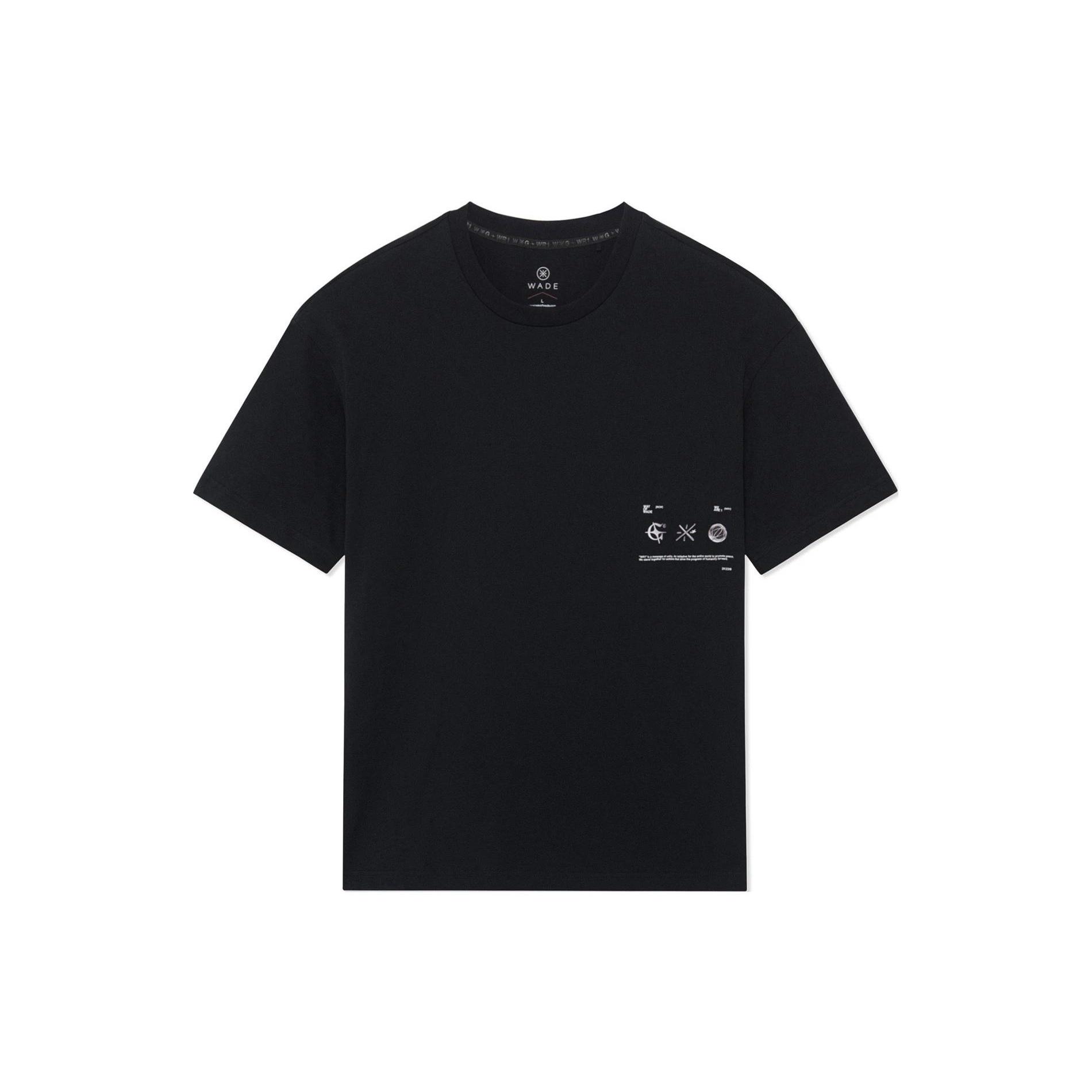 Li-Ning x Glare Way Of Wade Graphic T-shirt Black Men s AHSS649-1 S