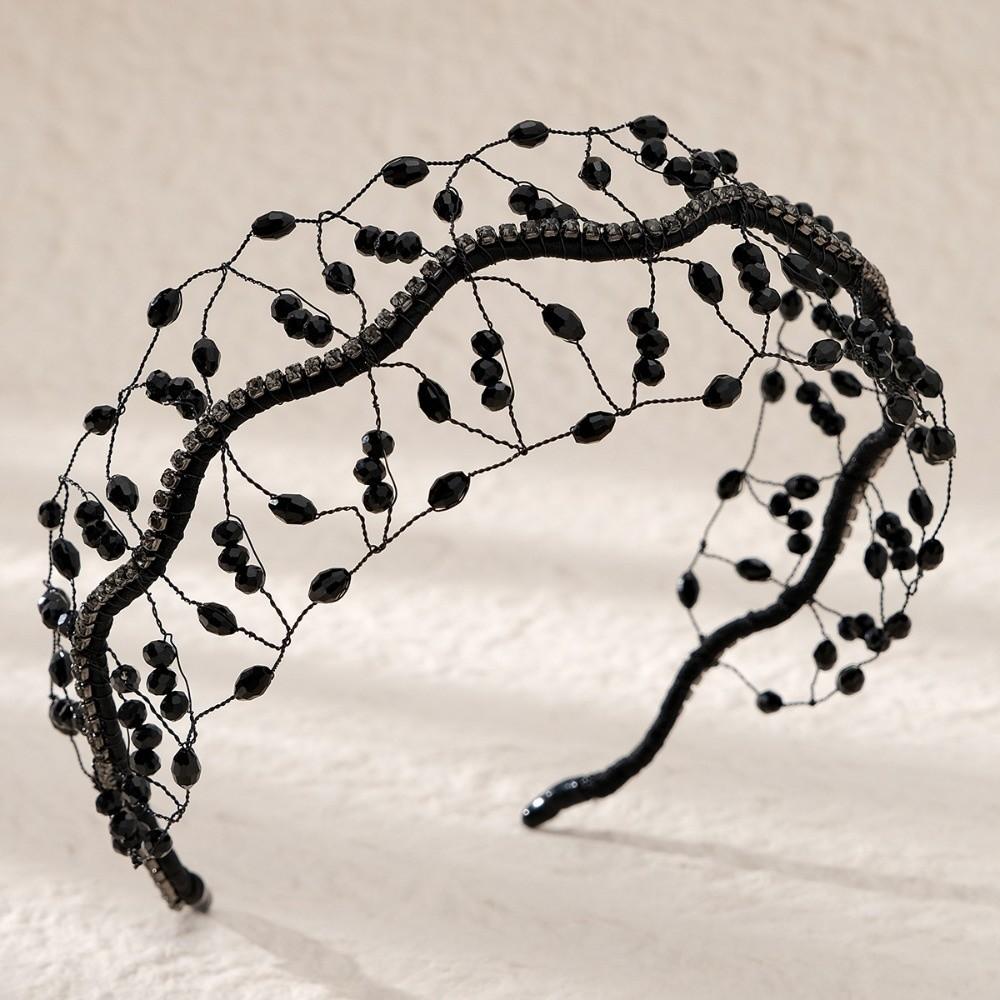 Handmade Sparkling Rhinestone Tiara Elegant Headbands Bride Hair Bands  Women
