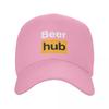 Custom Punk Beer Hub Baseball Cap for Women Unisex Breathable Beerhub Dad Hat Sports Snapback Hats