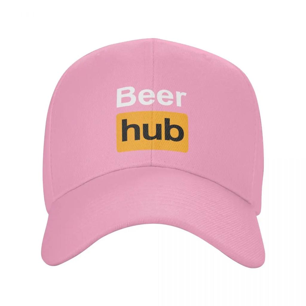 Custom Punk Beer Hub Baseball Cap for Women Unisex Breathable Beerhub Dad Hat Sports Snapback Hats