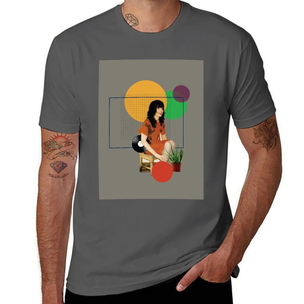 Bjork Collage Tshirt Simple Line Art Print Tee
