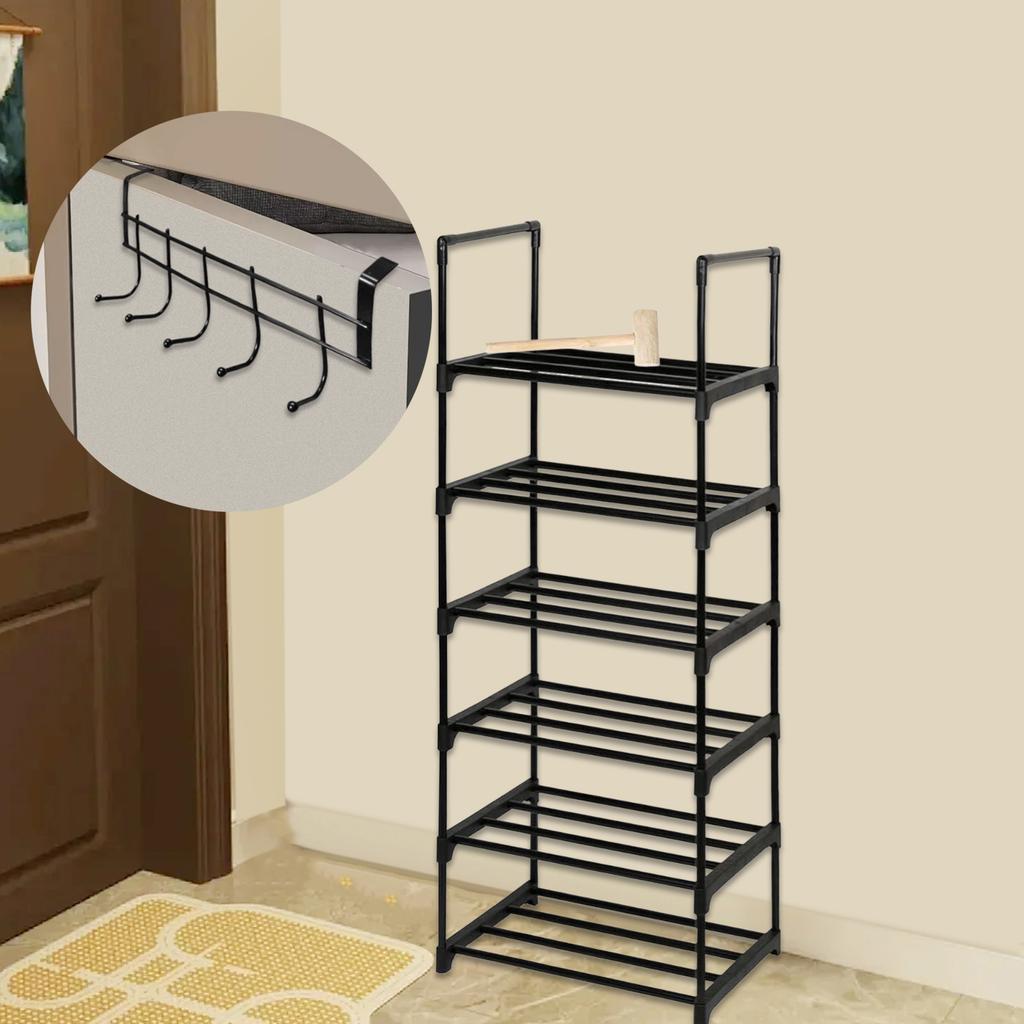 Shoe Rack for Entryway Heavy Duty Shoe Organizer for Bedroom Garage Bathroom Shoe Organizer Shelf for Closet Shoe Storage Rack